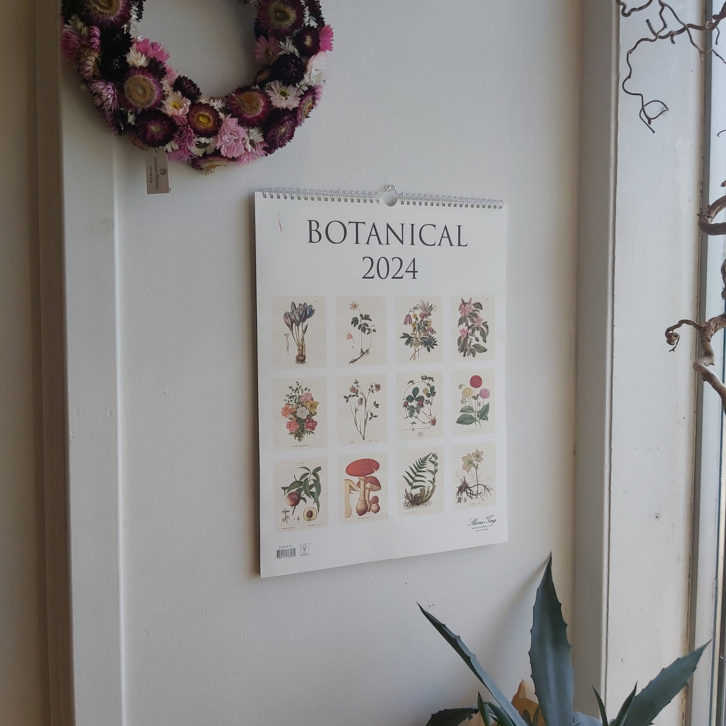 Kalender med botaniske motiver